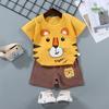 Childrens Short-Sleeve Sets Cotton Boys T-Shirts Baby Summer Clothing Girls Shorts Infant Clothing Summer Clothing