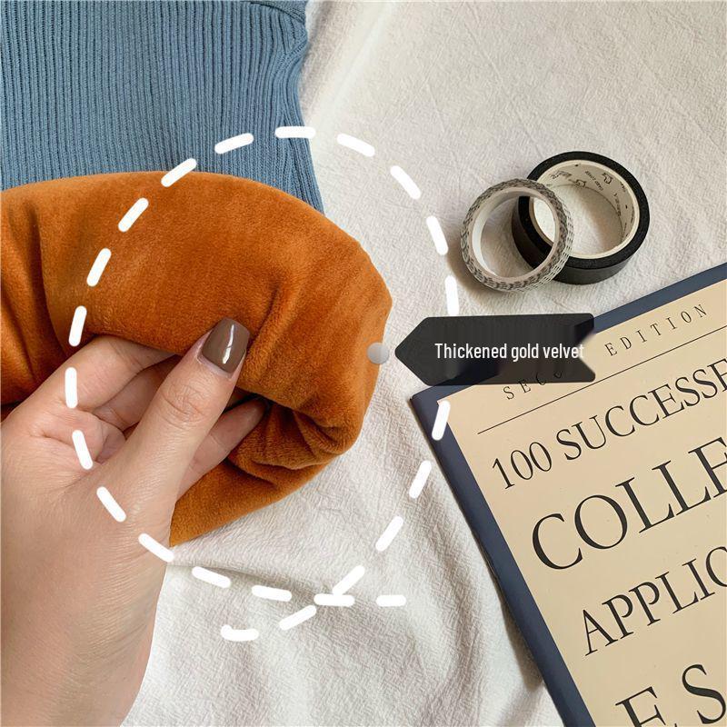 Women's Fleece-Lined Knit Camisole Vest - Warm Sleeveless Top for Autumn/Winter 2025