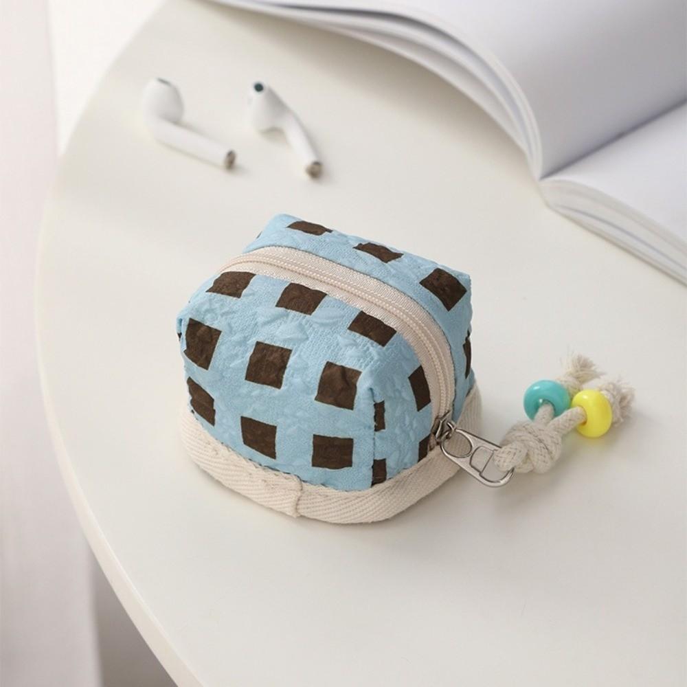 Protective Cover Polyester Zipper Storage Bag Multifunction Cute Earphone Case Portable Zipper Pouch Coins Storage