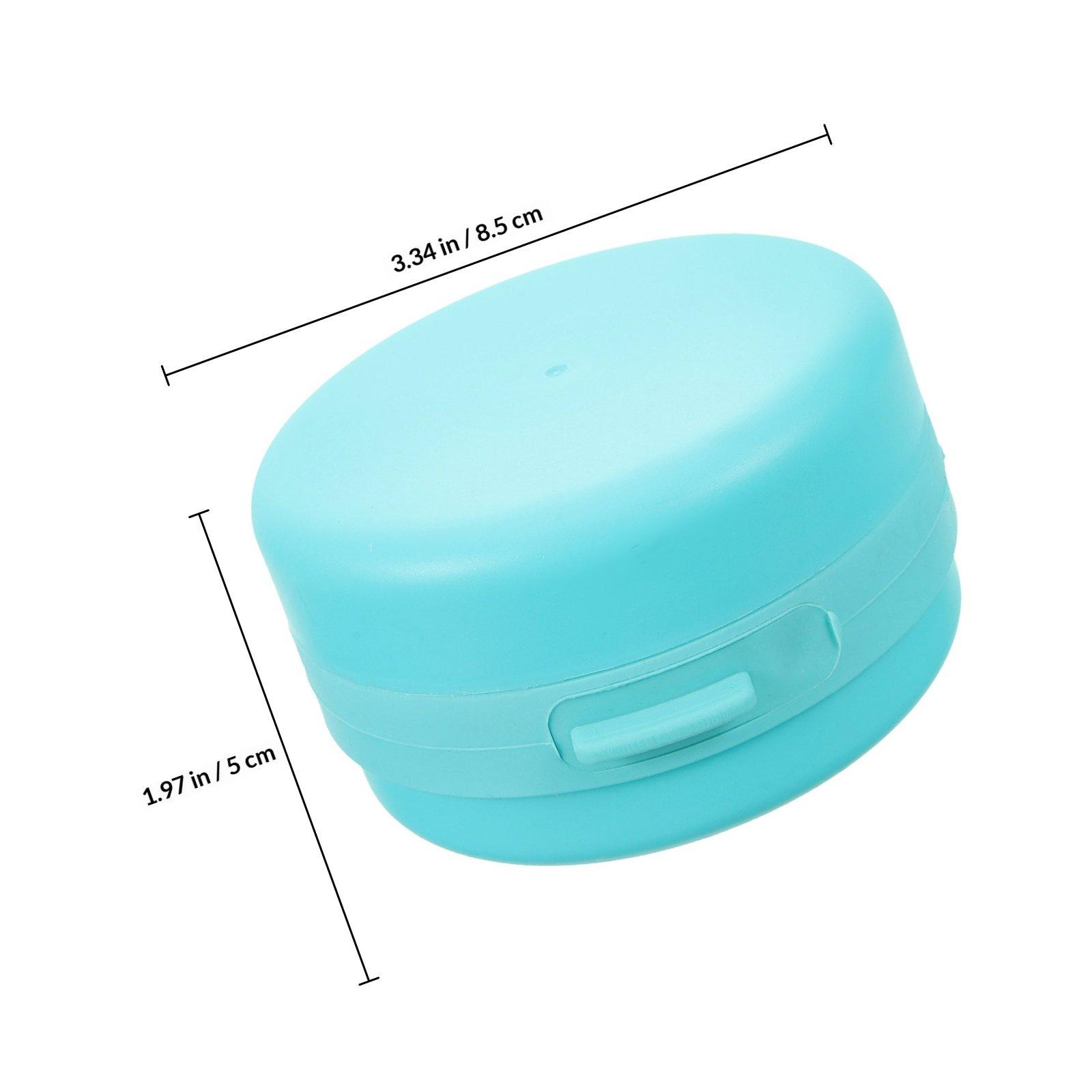 Silicone Bath Brush Showering Body Scrubber Hanging Soap Box Portable Bathing Brush Skin Friendly Exfoliating Shower Massager