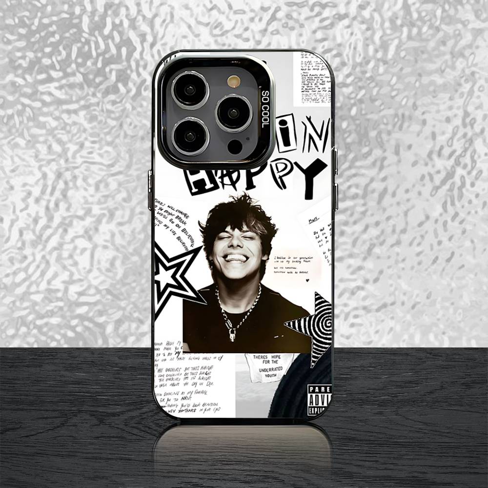 

Yungblud Lowlife Phone Case For iPhone 16,15,14,13,12,11,Pro,Max,Plus,Mini,SE Black Candy Matte Shockproof Cover iPhone14promax