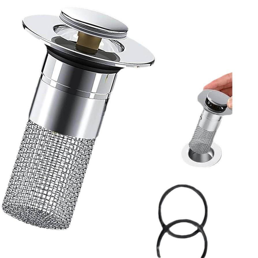 Sızıntı Önleyici Lavabo Tıkacı: Koku Giderici ve Anti-Blokajlı Üniversal Aksesuar için Sıçrama Filtresi.