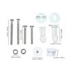 Upgrades Toilet Seat Hinge Bolts Toilet Seat Fastener Quick Fix Screws Replacement set for Stable & Secure Installation