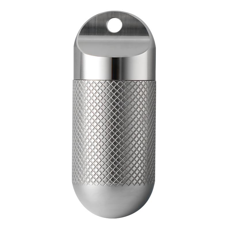 Compact Titanium Non-slip Pill Box - Multi-compartment, Waterproof, Moisture-proof, Perfect for On-the-go Storage