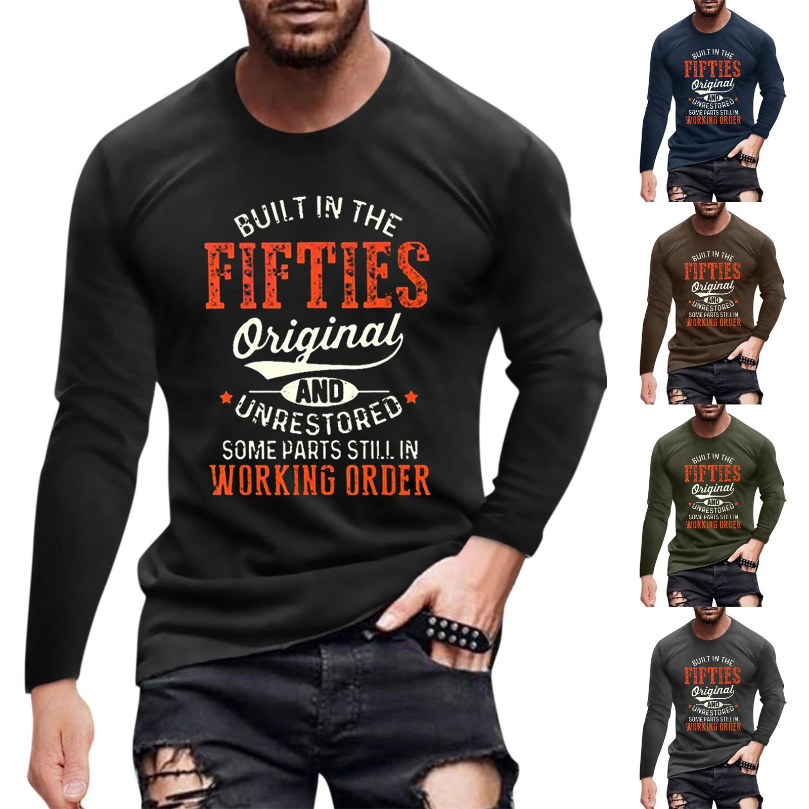 

Муж. Футболка Графика Абстракция Шея Одежда Одежда На открытом воздухе Длинный рукав С принтом Модельер Винтаж