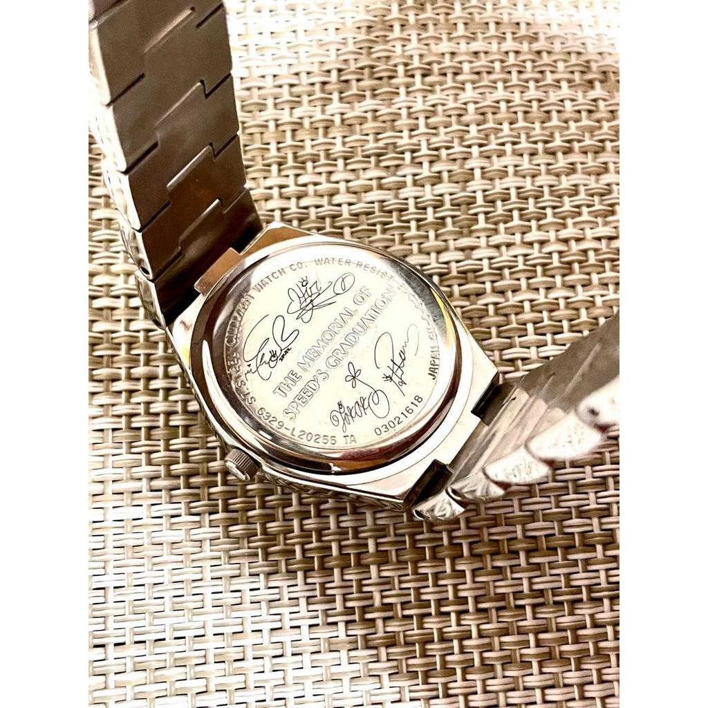 Used [Rare Collaboration: Deadstock Condition/Working] CITIZEN SPEED Graduation Commemorative Collaboration Watch / Triple Calendar / Wristwatch