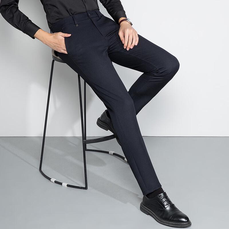 MONTAGUT Men's Spring/Autumn Straight-Fit Casual Business Pants