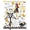 Yanoman [Made In Japan] 300 Piece Bubble Light Jigsaw Puzzle Disney Colorful Gold/Tim Burton's Nightmare Before Christmas (16.5x21.5cm) 42-112 Piece R