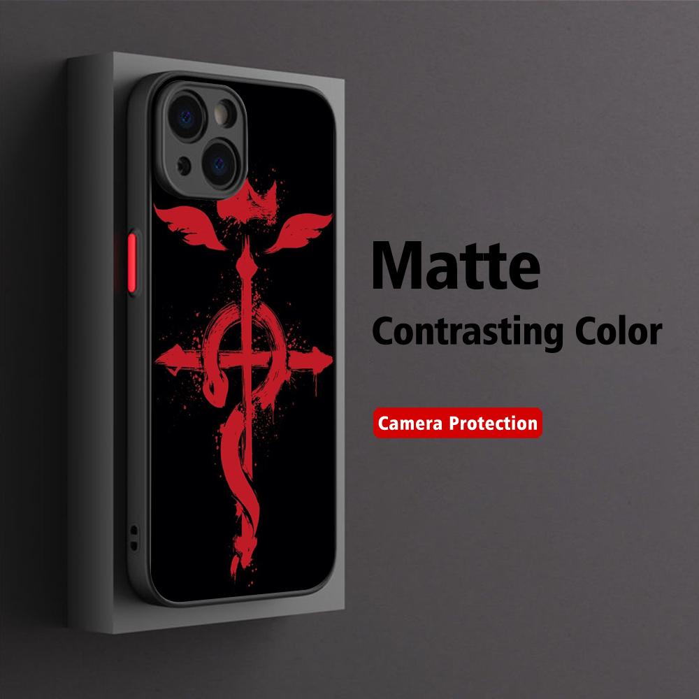 Anime Fullmetal Alchemist Phone Case For iPhone 17 Air 16 e 15 14 13 12 11 Pro Max Plus Mini SE 2020 2022 Transparent Back Cover