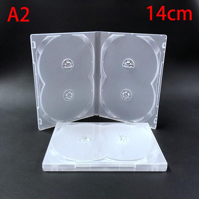 1Pc Plastic Single/Double/3/4 Piece Discs Cd Game Case Cover Thickened Cd Dvd Disc Protective Storage Box Organizer