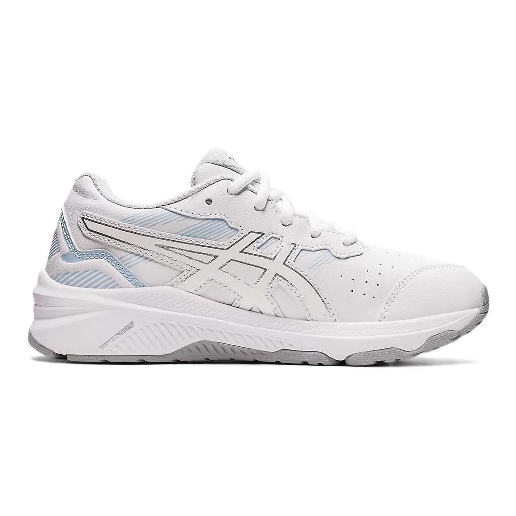 Asics GT-1000 Leather 2 Comfortable Durable Lightweight Low-Top Running Shoes Kids Running Shoes White 1134A016-110