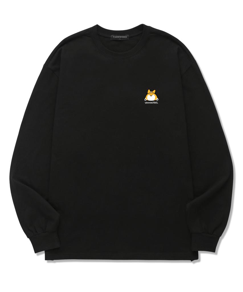 VANNWORKS Mini Welsh Corgi Long Sleeve (Vls0070) Black