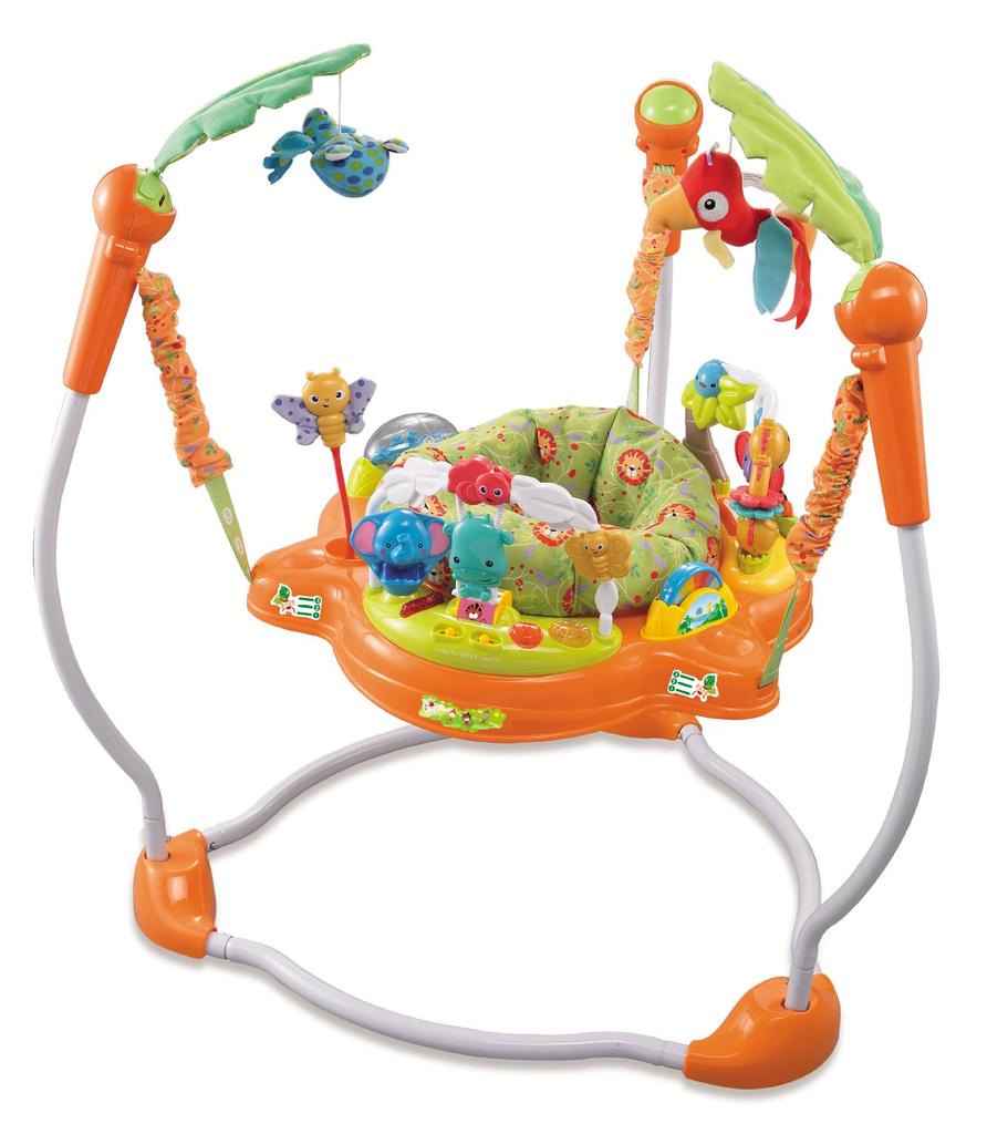 Rainforest Baby Jumper & Swing: Fitness Bouncer for Ages 0-3