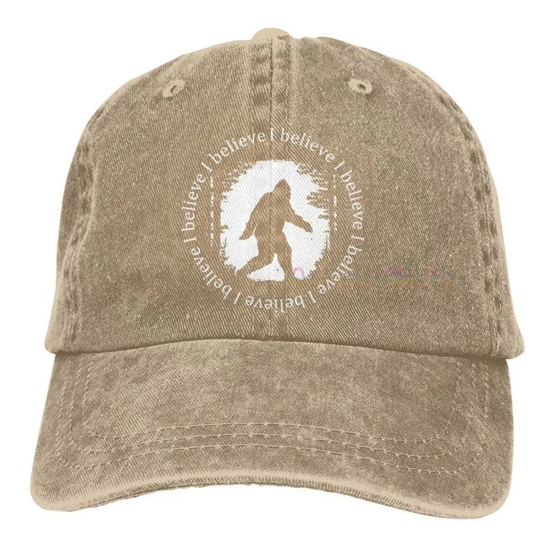 Bigfoot istnieje naprawdę i próbował zjeść mi tyłek Czapka baseballowa Unisex Vintage Czapka typu trucker Regulowane kapelusze kowbojskie dla mężczyzn i kobiet