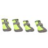 Dog Warm Boot Waterproof Breathable Reflective Prevent Slip Soft Sole Puppy Shoes for Outdoor Green