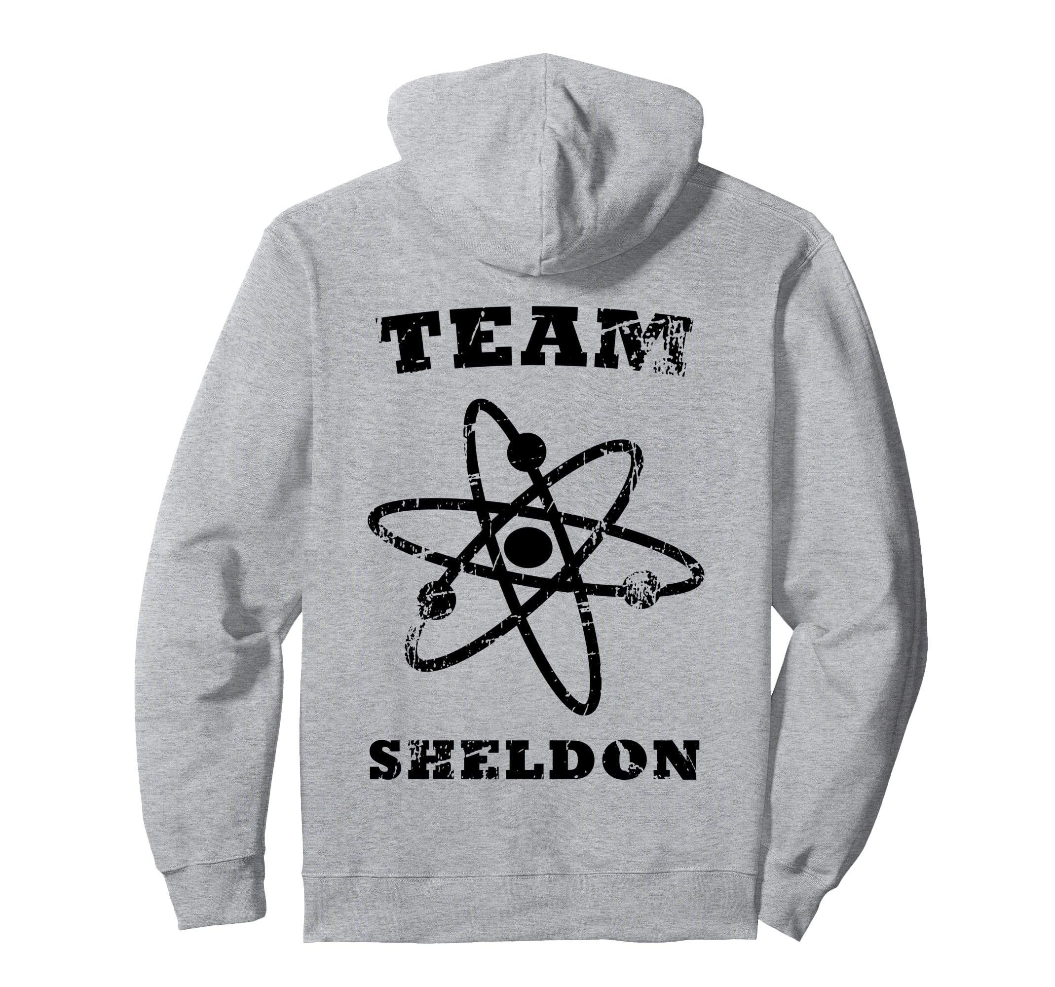 Big Bang Theory Logo Team Sheldon Atom Light Hoodie