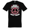Youth Designz "Make Music Not War" Men's T-Shirt Logo Print Peace Hippie Fun