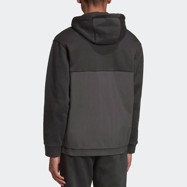 adidas Originals Trefoil Tlm 02 Hoodie Casual Sport Pullover Sweatshirt Men Tops Black GD5799