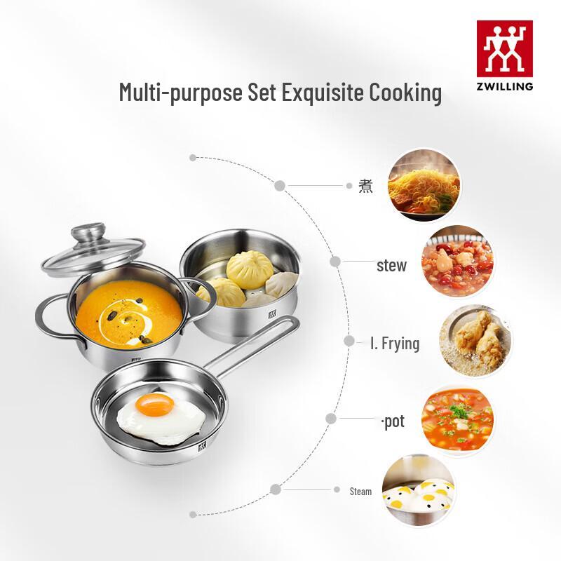 Zwilling 16cm Stainless Steel Baby Food Cookware Set