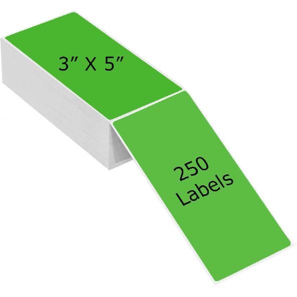 4" x 6" Thermal Labels, Fanfold Shipping Labels with Permanent Adhesive, White Printable Label Stickers for Barcodes, Addresses, Compatible with