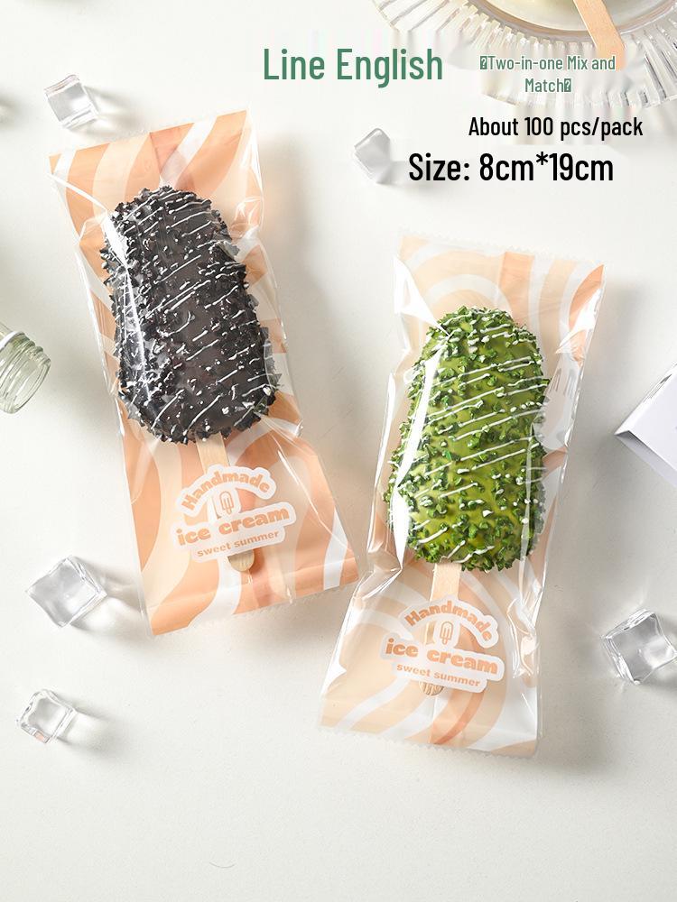 Bolsas Transparentes Auto-Sellantes para Helados y Paletas Hechos a Mano