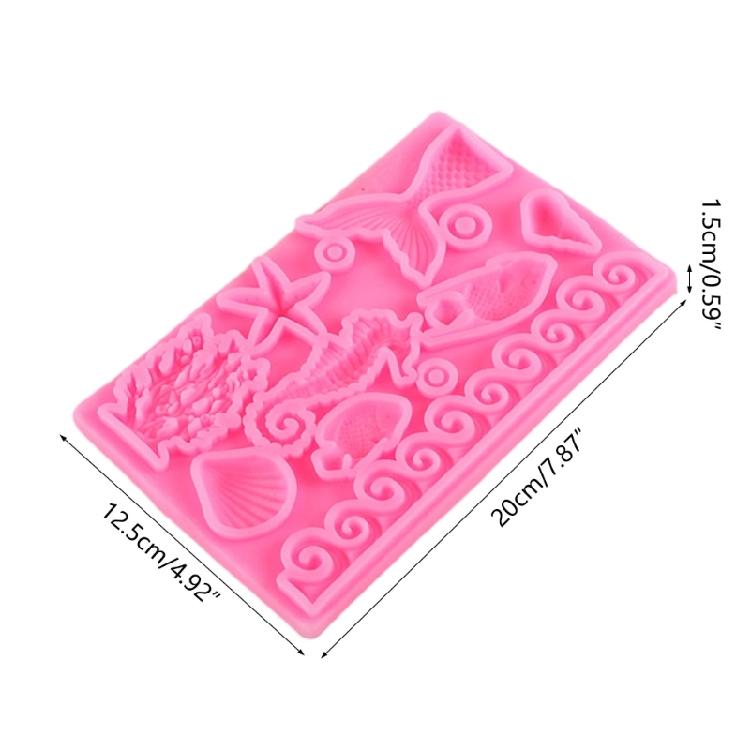 Turtle-Starfish-Fondant Mold for Homemade-Baking DIY Cake-Decorating Baking Mold