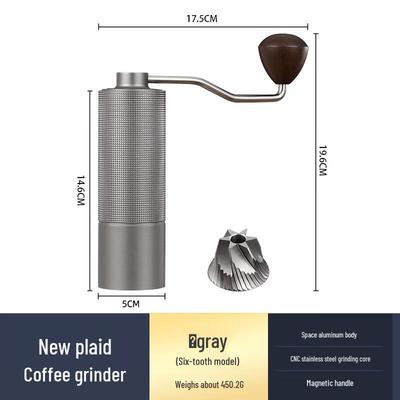 Stainless Steel Square Pattern Coffee Grinder
