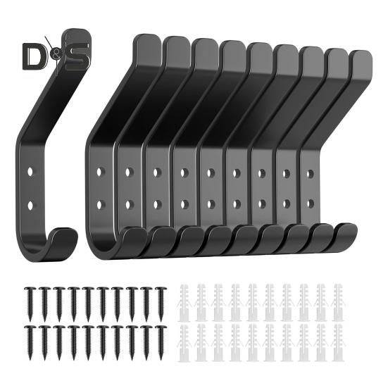 Wieszak ścienny na kapelusze Wytrzymały, odporny na rdzę Prosty montaż Łukowaty kształt Uniwersalne zastosowanie Wieszak na ubrania