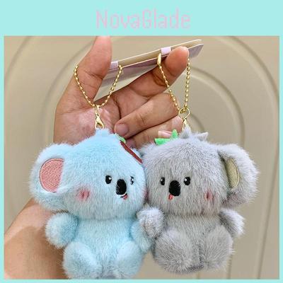 Jinnew Cute Animal Plush Keychain With Magnetic Pair For Bookbag And Gift Use