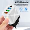 PD33W QC3.0 65W GaN Multi-port Fast Charging European Standard Charger with 9V/12V Support