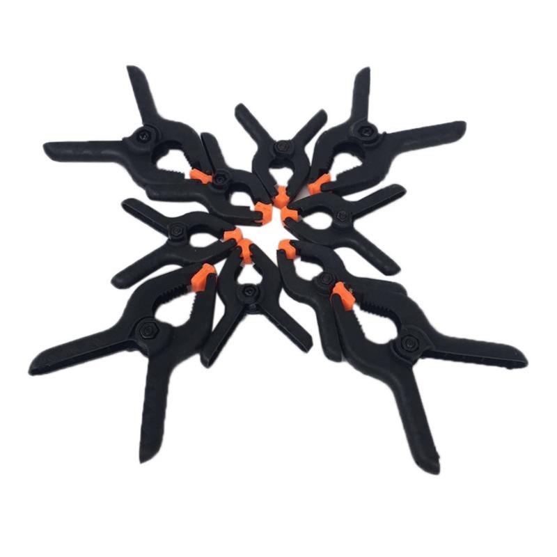 6Pack 2inch Plastic Adjustable Woodworking Clamps Wood Working Tools Spring Clip Carpentry Clamps Outillage Menuiserie