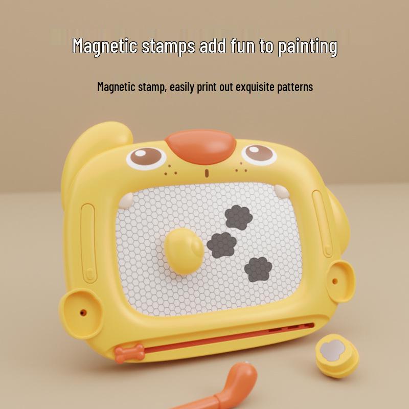 

Многофункциональная детская магнитная доска для рисования и лабиринт с ручкой, развивающая игрушка оранжевый