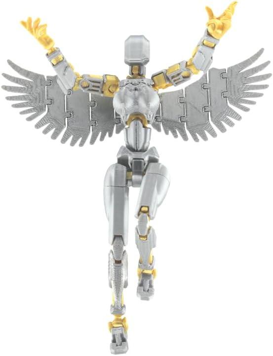 Mobiles Puppenset, 3D-gedruckte Titan-Roboter-Mobilpuppe, bewegliche Mobilpuppe, für Sammler geeignet, Schreibtischdekoration