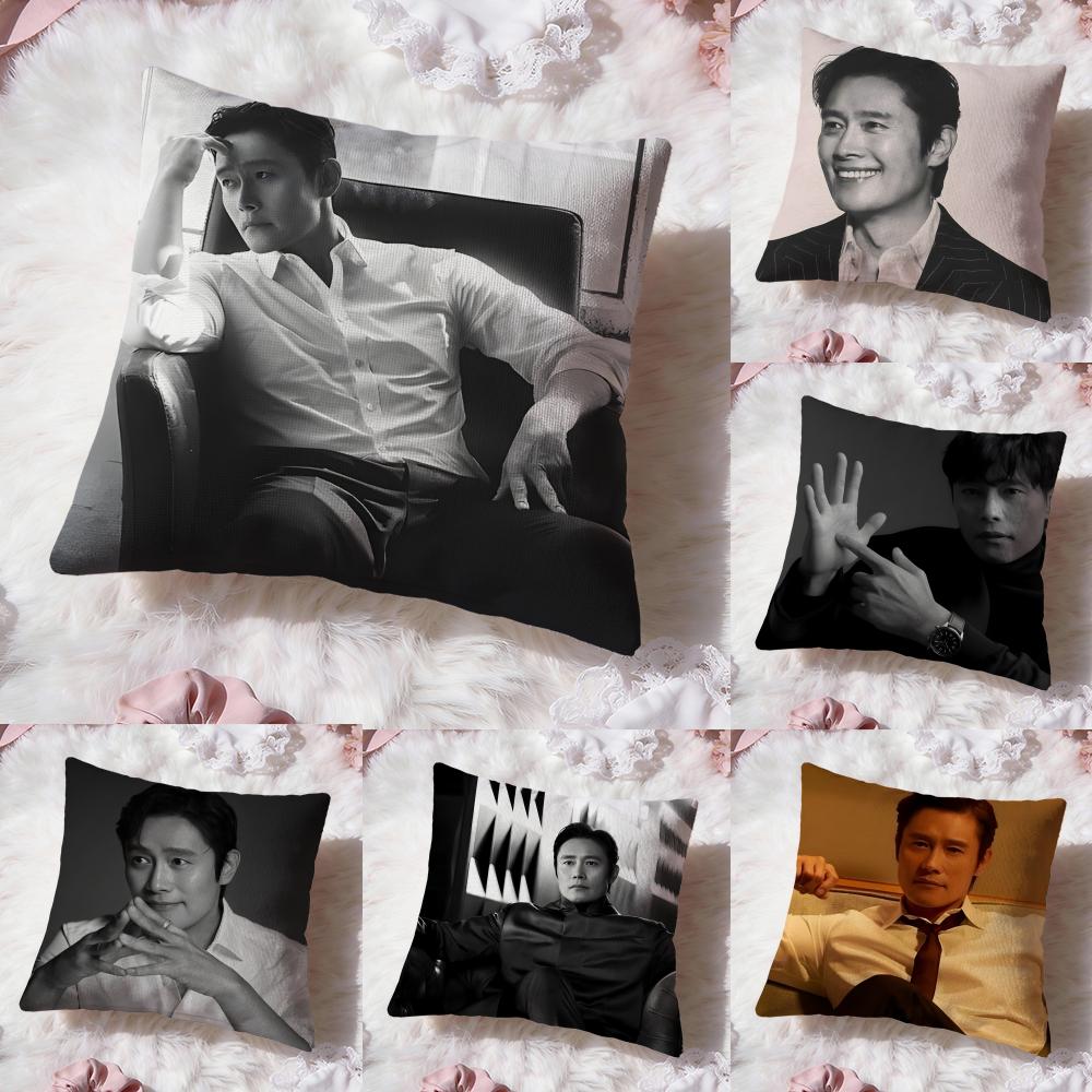 Musife Lee Byung Hun Cushion Cover Premium Comfort Reversible Pillow Cove -Two in One Design for Any Room & Car Interior