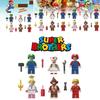 Colorful Mario Brothers Action Figures Abs Plastic Building Blocks Set