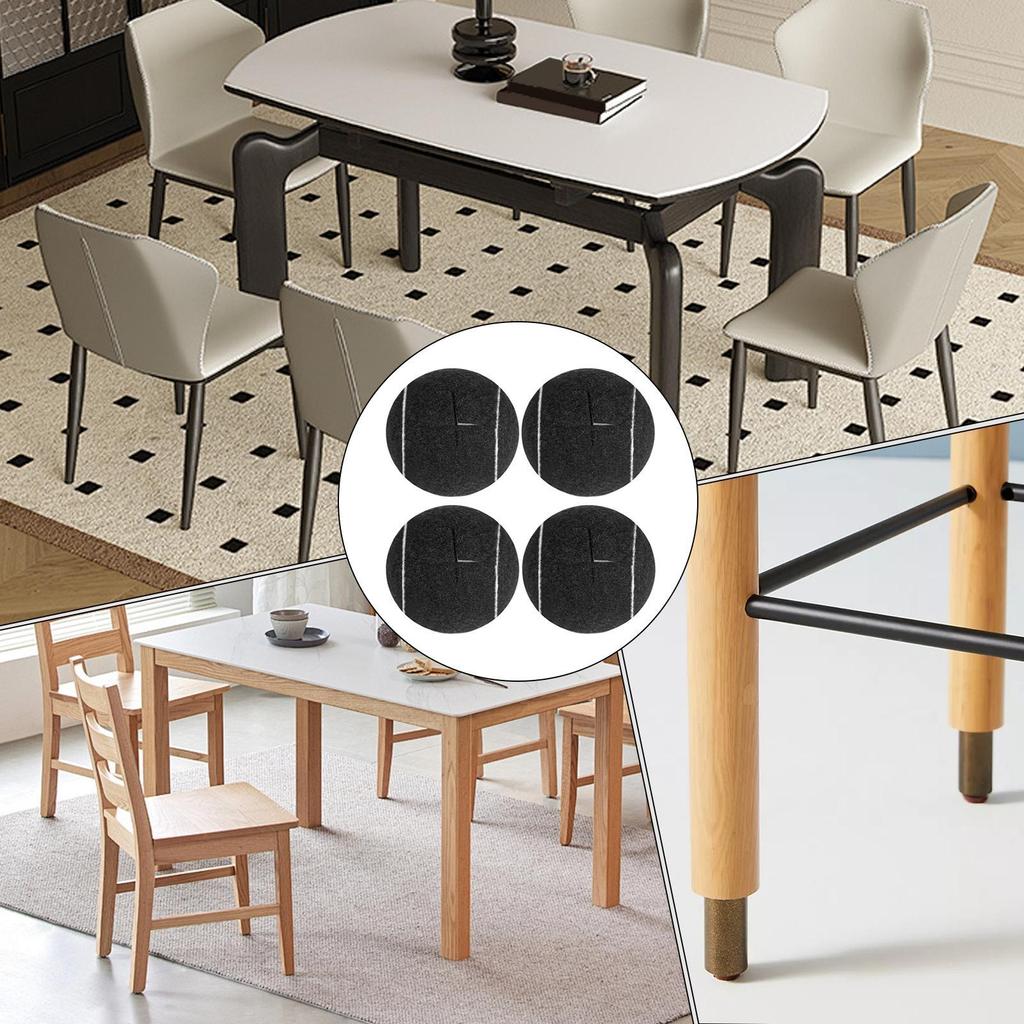 Tennis Ball Floor Protector Furniture Legs Glide Coverings For Floor Protection Silent Anti Slip Rubber Glide Coverings For