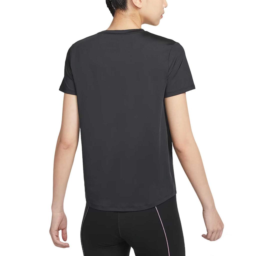Nike Dri-Fit One Classic Moisture-Wicking Quick-Dry Breathable Solid Color Regular T-Shirt Women tops FN2799-013