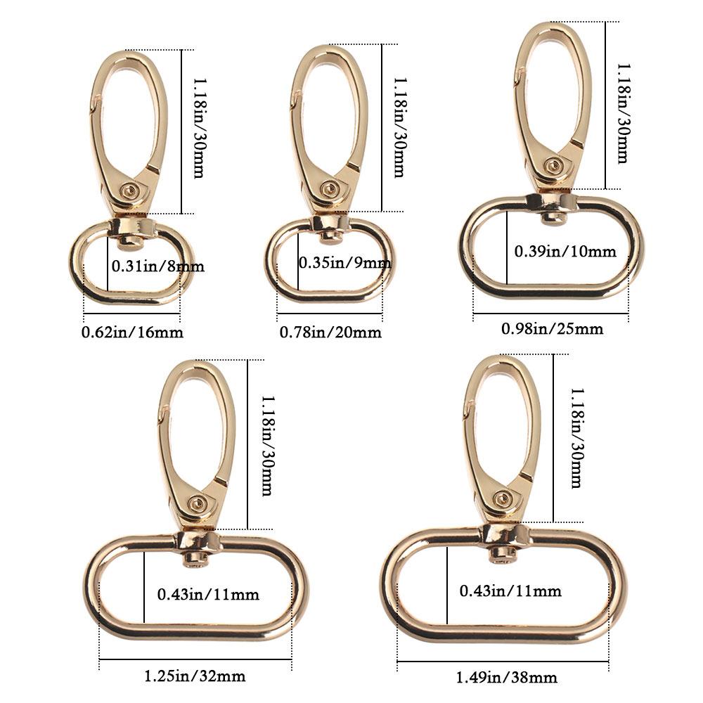 Alloy Dog Chain Hook Collar Snap Shoulder Strap Buckle Belt Clasp Clip Key Ring Trigger Buckles
