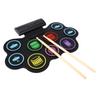 9 Pads Electronic Drum Set Educational Rechargeable Built in Speaker Headphone Bluetooth USB MIDI Ro
