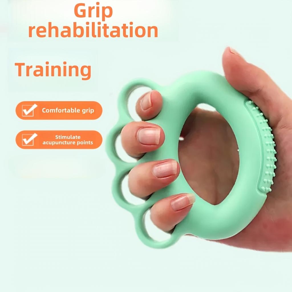 1pc Silicone Finger Exerciser - Grip Strengthener & Muscle Trainer for Enhanced Hand Recovery, Comfortable Claw-Shaped Design with Acupressure Points