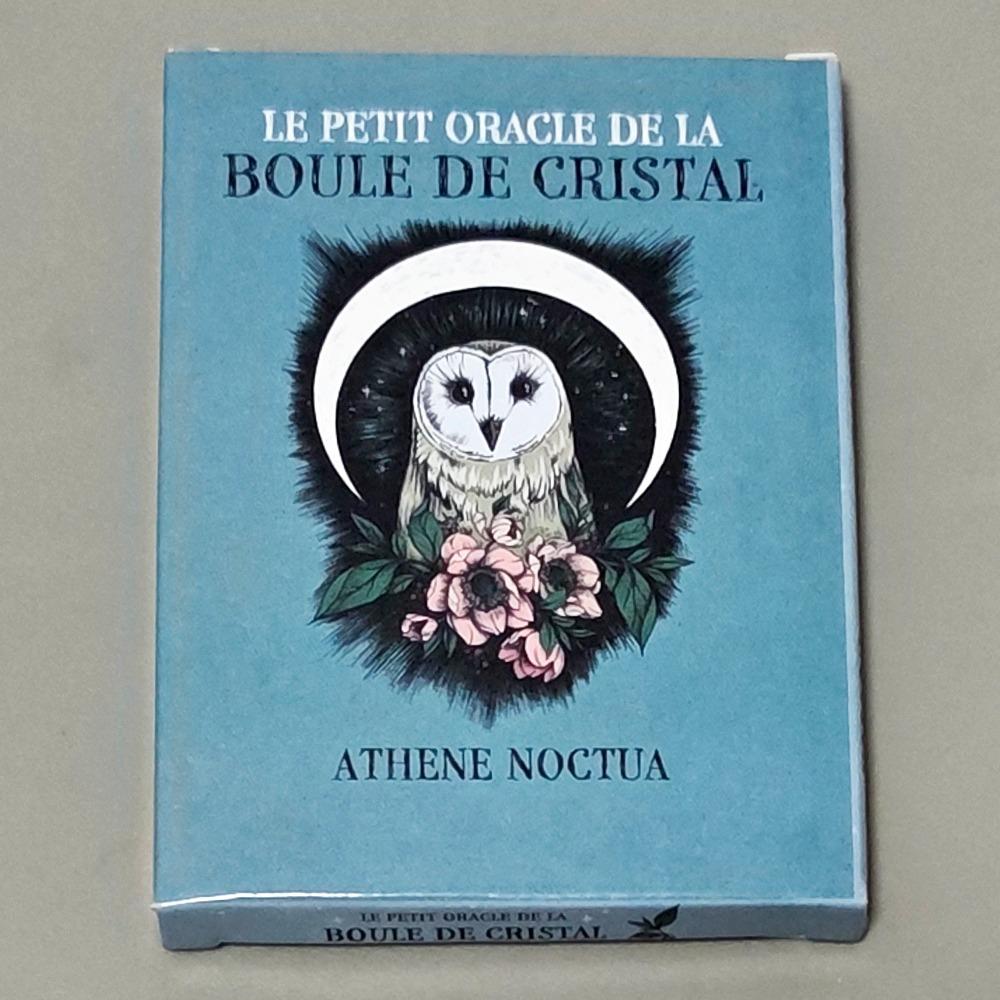 10.4*7.3cm Crystal Ball Oracle Cards - 13 Card Divination, French Edition Le Petit Oracle De La Boule De Cristal синий