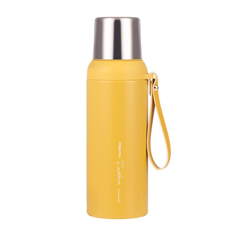 316 Stainless Steel Insulated Travel Bottle With Leakproof Lid Carrying Rope 600-800ml Office Outdoor Car Use