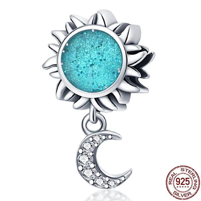 925 Sterling Silver Magic Color Chameleon Luminous Series Beads Suitable Fit Bracelet Charm Ms Jewelry Gift 