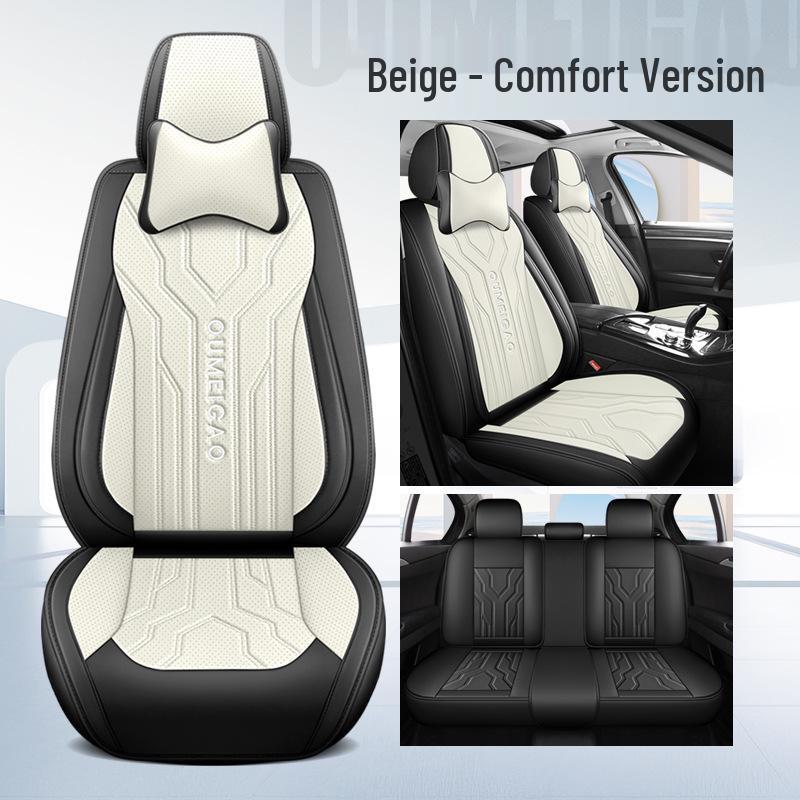 Universal Full Leather Car Seat Cushion for All Seasons