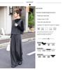 2026 Spring Women's Trendy Three-Piece Set: Stylish Top, Vest & Wide-Leg Pants