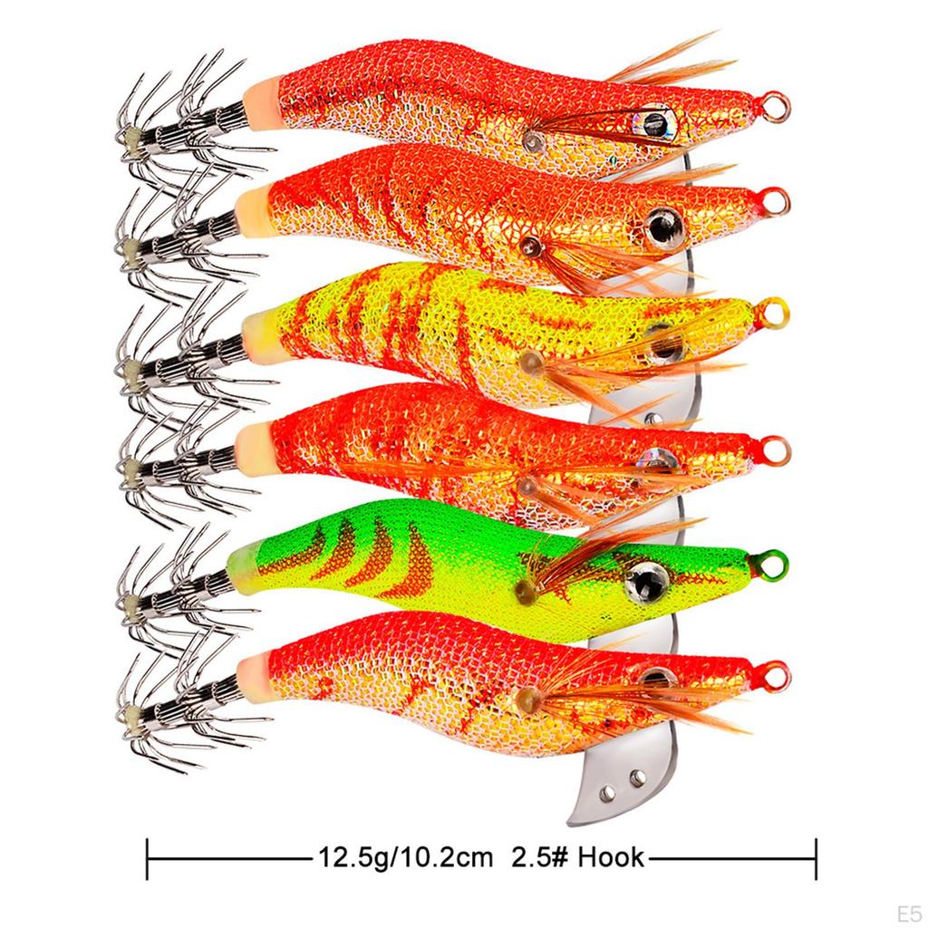 Squid Jig Hooks Fishing Accessory 10.2cm for Cuttlefish
