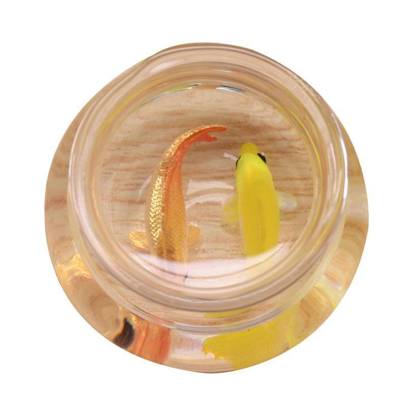 

1:12-масштабна мініатюрна модель акваріуму із золотою рибкою для прикрас лялькового будиночка