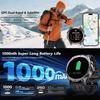 New 1000mAh Big Battery GPS Smart Watch Men 10ATM Waterproof Rugged Military Clock Map Path Tracking Bluetooth Call Smartwatch