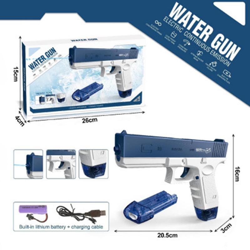 Large Capacity Water Spray Gun Summer Entertainment Water Gaming Toy Fully Automatic Water Gun Outdoor Swimming Pool Toys