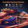 18.5 Inch Portable Monitor 1080P HDR 16:9 Computer Gaming Display 100Hz 100%sRGB IPS for Mac Laptop PC Switch Xbox PS4/5 Xbox